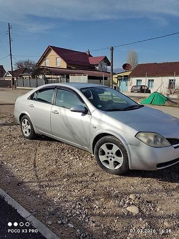 Nissan: Nissan Primera: 2002 г., 2 л, Вариатор, Бензин, Седан — 1
