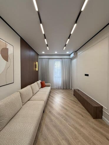 кв мкр: 2 комнаты, 62 м², Элитка, 11 этаж, Дизайнерский ремонт — 1