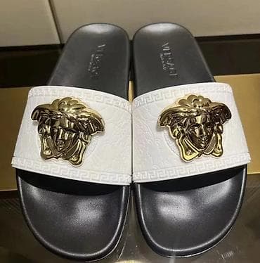 Босоножки, сандалии, шлепанцы: Мужские сандалии, 40, 41, 42, Versace, Новый, цвет - Черный, Самовывоз, Платная доставка — 1