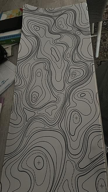 кухня столы: Большой компьютерный коврик (desk mat) с минималистичным — 1