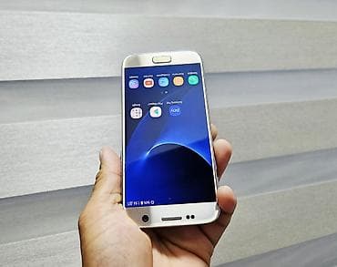 Техника жана электроника: Samsung Galaxy S7, Колдонулган, 32 ГБ, түсү - Алтын, 1 SIM — 7