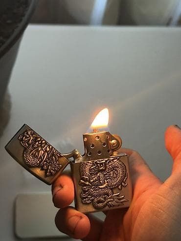 бензиновые зажигалки: Зажигалка, Бензиновая, Б/у — 6