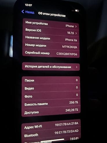 iphone xs mac: IPhone Xs, Б/у, 256 ГБ, Золотой, Чехол, 78 % — 6