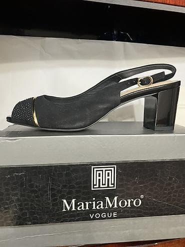 Босоножки, сандалии, шлепанцы: Босоножки, 39, Maria Moro, Новый, цвет - Черный, Самовывоз — 2