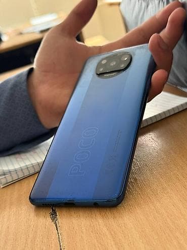 galaxy a 3: Poco X3, Б/у, 128 ГБ, цвет - Синий — 1