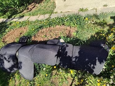 чехол на авто универсал: Плоские Ворсовые Полики Для салона Kia, цвет - Серый, Б/у, Самовывоз — 4