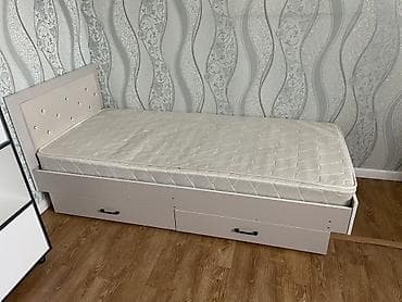 Бир кишилик керебет, Матрасы бар, узуну - 200 см — 1