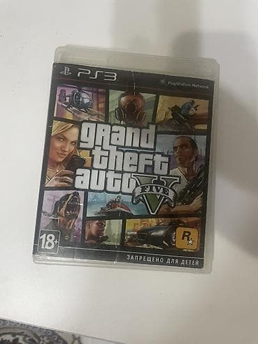 Диски с играми для PlayStation 3 (PS3): 1) Grand Theft Auto V (RUS)
