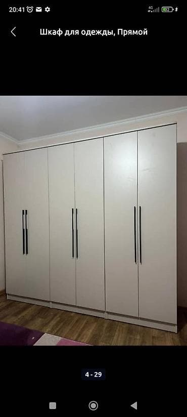 стол с тумбой: Шифоньер, шкаф для одежды, Прямой, ЛДСП — 6