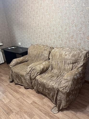 кресло буу: Ашкана үчүн жумшак бурчек, Колдонулган, Өзү алып кетүү, Акылуу жеткирүү, түсү - Саргыч боз — 2