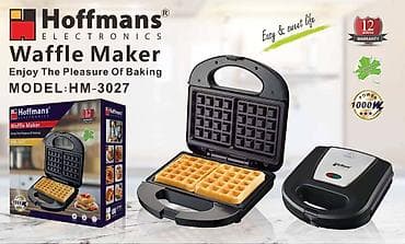Техника и электроника: Вафельница Hoffmans Electronics HM-3027 - Мощность: 1000 Вт — быстрый — 1