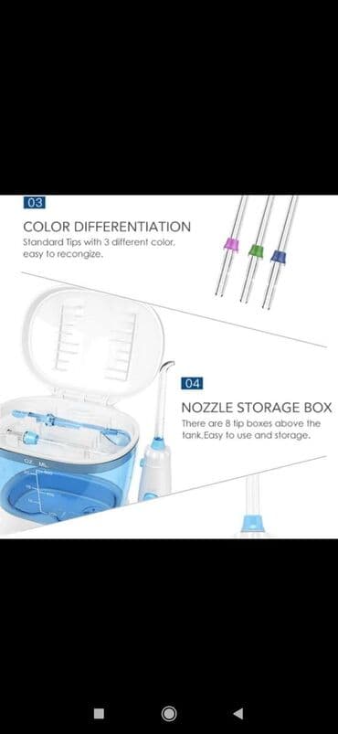 зубные щетки для брекетов: Ирригатор Стационарный, Новый — 5