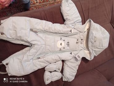 детский зимний комбез для новорождённых: Тёплый детский комбинезон (3–6 месяцев) Уютный и мягкий комбинезон — 1