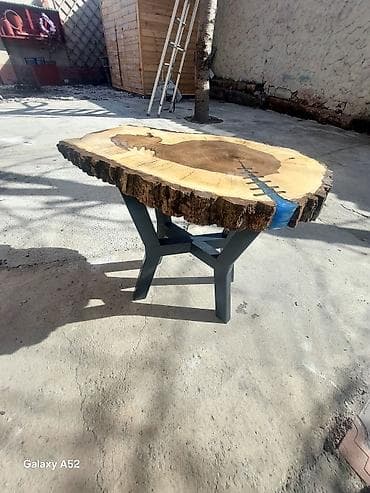 Бычуучу столдор: Авторская мебель и декор из массива дерева с эпоксидной смолой - — 8