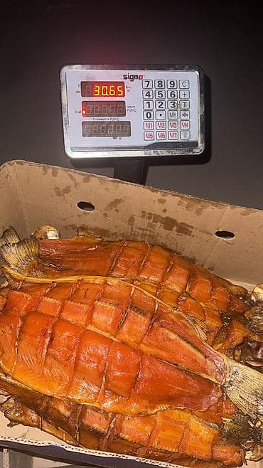 рыба для суши: Копченный форель средне соленная домашнего копчения очень вкусная — 6