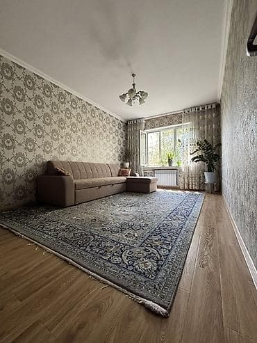 Квартиры: 2 комнаты, 47 м², Аламедин-1 мкр 105 серия, 3 этаж — 1