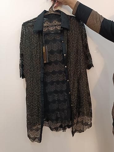 Пальто: Новая шикарная накидка, ни разу не надевали. Турция, 44-46 — 2