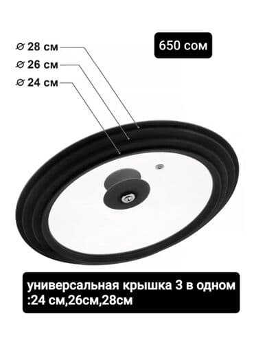 посуда кастрюли: Крышки для посуды различных форм и размеров — 5