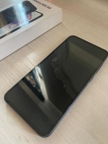 где дешевле купить телефон: Samsung Galaxy A55, Колдонулган, 128 ГБ, түсү - Кара, 2 SIM — 5