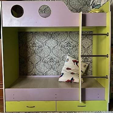 bunk bed: Детская двухъярусная кровать-комплекс с нижним спальным местом и — 2