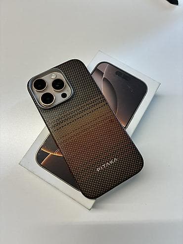 iphone xr 256: IPhone 16 Pro, Б/у, 128 ГБ, Desert Titanium, Коробка, 91 % — 1
