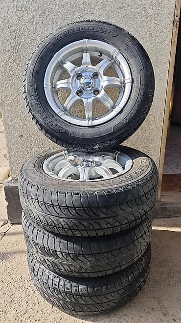 форд двух скат: Колеса в сборе 185 / 60 / R 15, Всесезонная, Комплект, Легковые, Литые, отверстий - 4 — 1