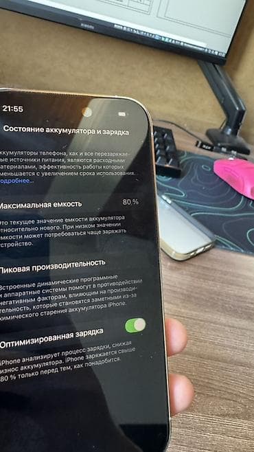 ipad 6mini: IPhone 14 Pro, 256 ГБ, Matte Silver, 80 % — 9