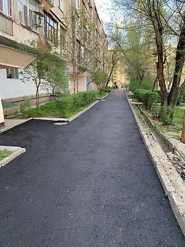 Курулуш жана оңдоо кызматтары: Асфальтирование и устройство покрытий «под ключ» - Укладка асфальта — 3