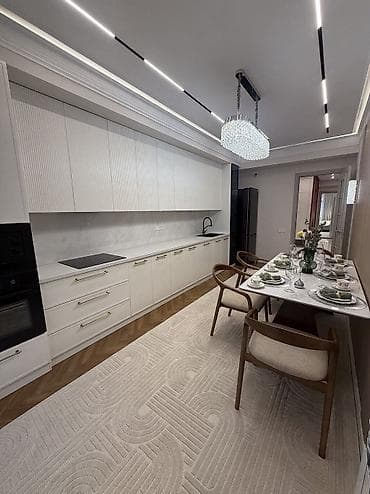 ничего: 3 комнаты, 116 м², Асанбай мкр Элитка, 14 этаж — 6