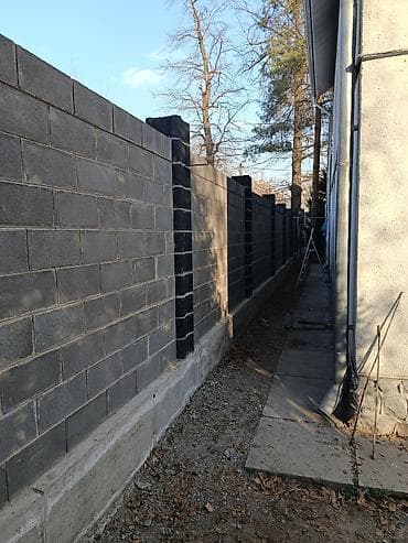 Изоляционные материалы: Заборы из пескоблока — 7