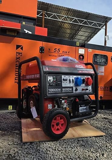 зажым: Бензиновый генератор iPower A13000TFEA - Максимальная мощность: 10 — 4