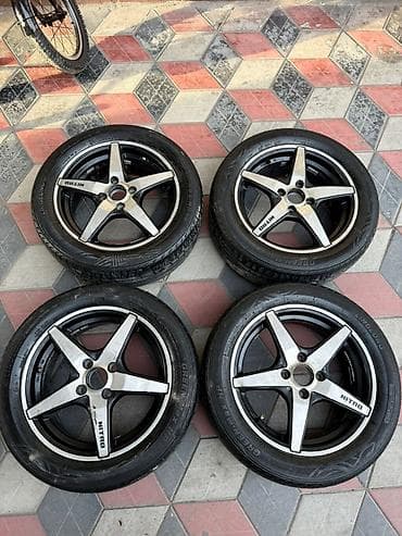 Колеса в сборе 195 / 55 / R 15, Лето, Комплект, Легковые, Литые, отверстий - 5