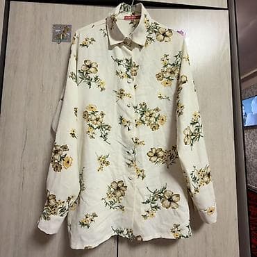 Блузка AIBI MODE с цветочным принтом - Женская рубашка-блузка на