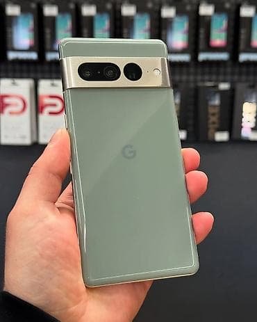 Google Pixel 7 Pro, Б/у, 128 ГБ, цвет - Серый, eSIM, 1 SIM, 2 SIM