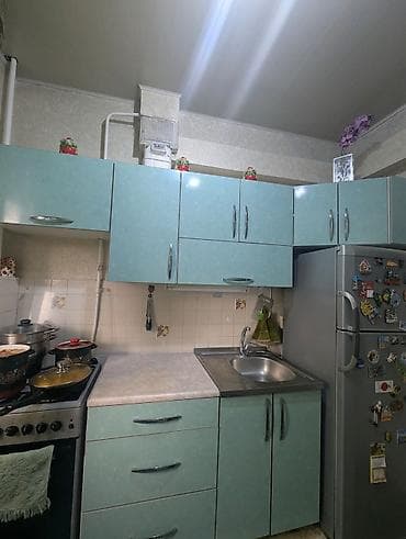 типовые размеры кухонной мебели: Кухонный гарнитур, Б/у, цвет - Голубой, Самовывоз — 1