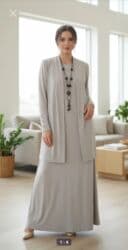 бордовое платье миди: Повседневное платье, Длинная модель, Прямое, 6XL — 2