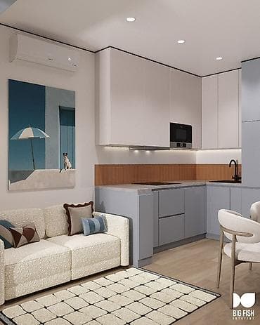Построен, 1 комната, 30 м²