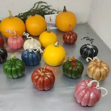 продам тыкву: Свечи тыква. Тыква свеча прекрасно украсит ваш интерьер и внесёт — 3
