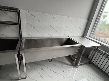 шланги 150: Промышленные моечные ванны и столы из нержавеющей стали, стеллажи,стол — 4