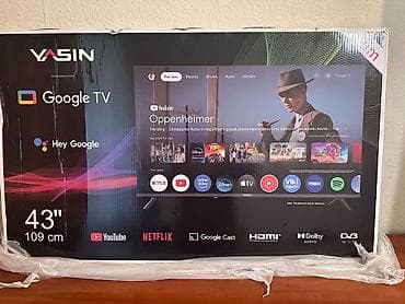 smart box: Телевизор YASIN 43" (109 см) с Google TV - Смарт‑платформа Google TV — 1