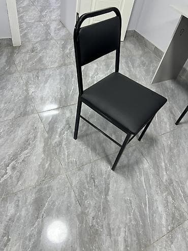 буу стул: Кеңсе эмереги комплекти, Кресло, Металл, түсү - Кара — 4