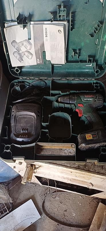 бенза пила: Аккумуляторная дрель-шуруповёрт Bosch PSR 14,4 LI-2 в кейсе — 1