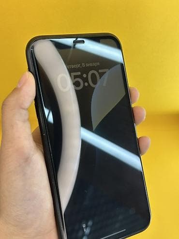 iphone рассрочка: IPhone Xr, Б/у, 64 ГБ, Черный, Защитное стекло, Чехол, В рассрочку — 8