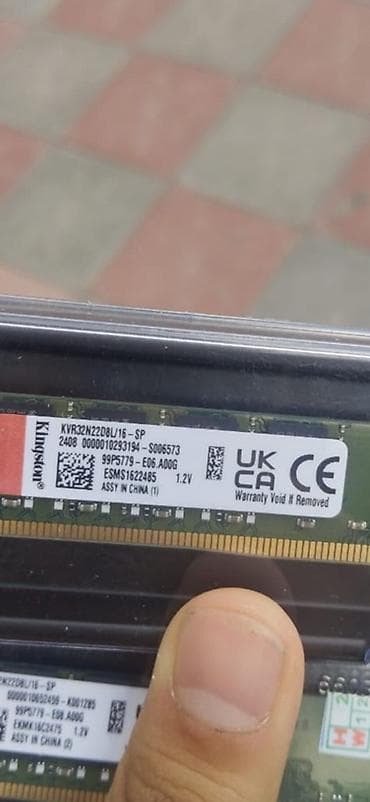 оператива: Оперативная память (RAM) для ПК, Kingston, 16 ГБ, DDR4, 3200 МГц — 2