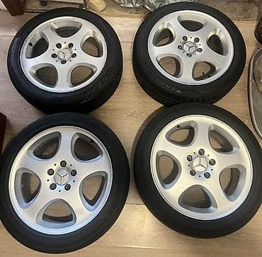 Комплект из 4 колесных дисков Mercedes-Benz с шинами. Характеристики — 1