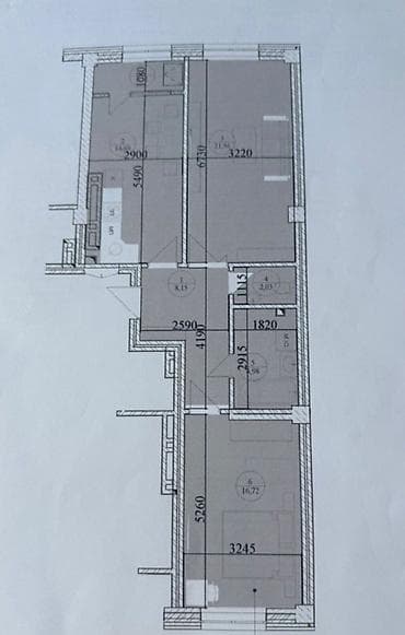 2026: 2 комнаты, 71 м², 12 этаж, Готовая ПСО (под самоотделку) — 2