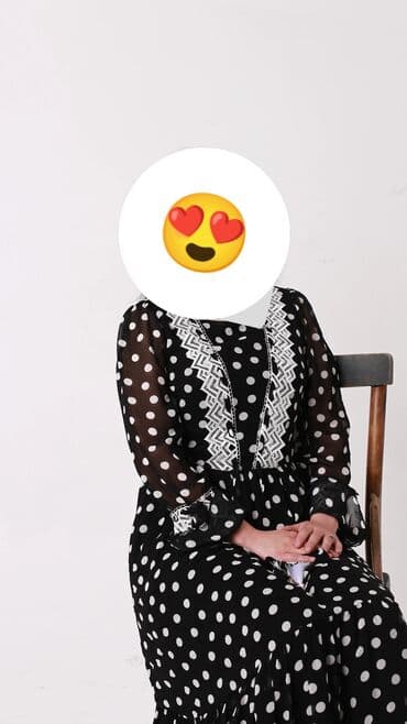 национальные украшения бишкек: Повседневное платье, Турция, Осень-весна, Длинная модель, Шифон, Турецкое, S, M, L — 6