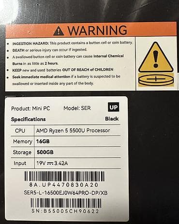 средний компьютер: Компьютер, ядер - 12, ОЗУ 16 ГБ, Для несложных задач, Новый, AMD Ryzen 5, SSD — 3