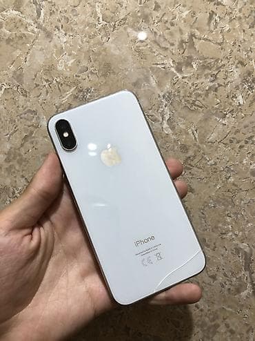 iphone 10 x: IPhone X, Б/у, 64 ГБ, Серебристый, Защитное стекло, 100 % — 4