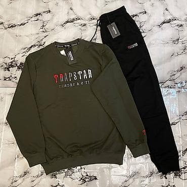 одежда акацуки: Мужской костюм Trapstar (свитшот + джоггеры) - Комплект: свитшот с — 3